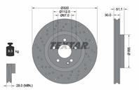 92262103_диск тормозной передний перфорированный! MB W176/W246/C117 2.2-2.5 11&gt