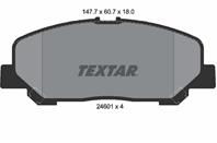Колодки тормозные дисковые передние 2460101 от компании TEXTAR