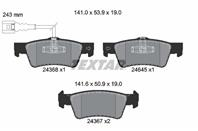 2436801_колодки дисковые задние!с антискрипередние пластинами VW T5 03&gt Peugeot