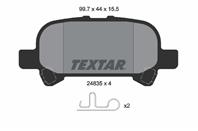 Колодки тормозные дисковые задние 2483501 от компании TEXTAR