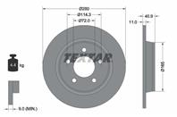 92130600_диск тормозной задний! mazda 3/5 1.8/2.0