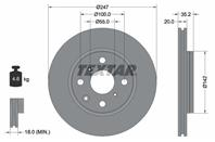 92141903_диск тормозной передний! Citroen C1  Peu
