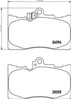 Колодки дисковые органические (NAO) пер