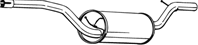 Глушитель FORD FOCUS II 2.0 04-