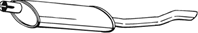Глушитель DAEWOO NEXIA 1.5-1.8 95-99