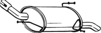 Глушитель OPEL CORSA C 1.2/1.4 00-06