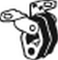 255-084 крепление глушителя. audi seat skoda vw 1.4-1.9td 96.