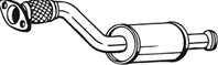 Глушитель системы выпуска  передний