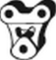 255-502_крепление глушителя! Ford Fiesta/Transit 1.8/2.5 D/TD 94-03