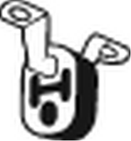 BOSAL 255-086 Подвеска глушителя AUDI