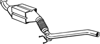 Катализатор Audi A3/VW Caddy /Skoda Octavia 04-12