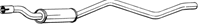 Глушитель средн. vw golf 1.8kat cabrio 89-94