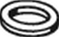 256-125 прокладка глушителя. mazda 323 1.5i 16v /demio 1.3i 16v 98.