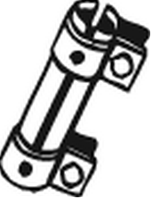 265-955_=108897HP [893253139B] !муфта глушителяAudi 100 2.5/2.6/2.8 TDi &lt97 VW