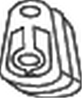 255-052 крепление глушителя. ford mondeo 1.6/1.8/2.0/1.8td 93-01