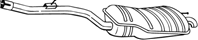 Intercars труба глушителя (g08u5n)