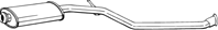 282-335_глушитель средняя часть! Citroen Berlingo  Peugeot Partner 2.0HDi 99&gt