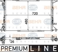 8mk 376 753-491_радиатор системы охлаждения! audi