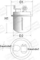 L222/606 топливный фильтр