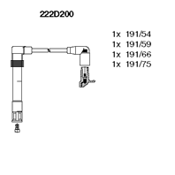 BR-222D200_к-кт проводов! VW Passat 2.0 AZM  Audi