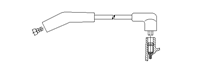 Провод В В Ignition Lead No2, NGC500250 Defender 110 (LDH,LDB L316)Defender 90 (LDV,LDW L316)Range R