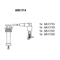 Br-800/174_к-кт проводов! ford fiesta/focus  mazd