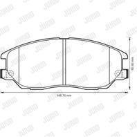 Колодки тормозные дисковые