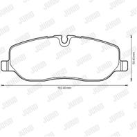 Комплект тормозных колодок