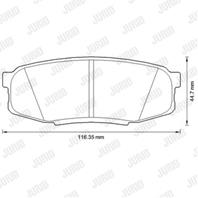 Комплект тормозных колодок