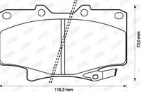Колодки тормозные дисковые