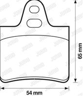 JURID 571264D Колодки тормозные комплект JURID (Витебск)