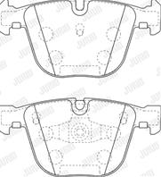 Комплект тормозных колодок