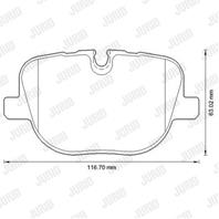 Комплект тормозных колодок