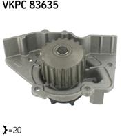 VKPC83635_помпа! Peugeot 306/406  Citroen Xantia/Xsara/ZX 1.8 16V 95&gt