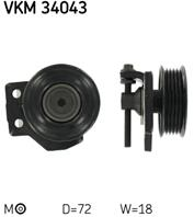 Vkm34043_ролик натяжной! с кондиционером ford mon