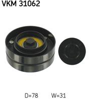 VKM31062_ролик обводной ремня НО! Audi A8 3.7/4.2