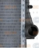 Радиатор  охлаждения двигателя bmw x5 3.0i/4.4i/3.