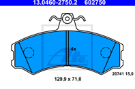 Комплект тормозных колодок Комплект тормозных колодок