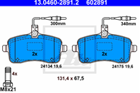 K-кt колодки пер pgt 407 1.8/2.0/1.6hdi/2.0hdi 04-