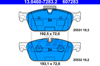 Колодки MERCEDES BMW X166 2006=&gt