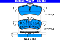 КОЛОДКИ MINI COOPER/ONE 01-04 ЗАД