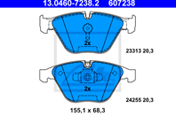 13.0460-7238.2_=857 10 !колодки дисковые п. bmw e90/e91/e92/e93 06&gt