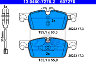 K-кt колодки пер pgt 508 1.6vti/1.6hdi 10-