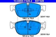Колодка тормозная компл. volvo xc60 ii  xc90 ii 2.0/2.0 d/2.0 ч 09.14-