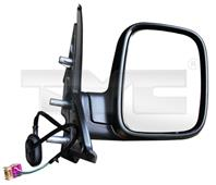 Vw19-108-3el зеркало левое электр.+ подогр. чёрный грунт -&gt09 tyc