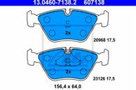 Колодки тормозные дисковые передн  DAIMLER: XJ 40  81 Double Six 6.0/Sovereign 4.0 86-94 JAGUAR: X