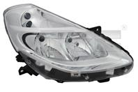Фара правая эл.+мотор. хром HB/WGN 09-12 TYC