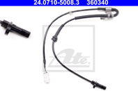 Датчик abs opl agila b/suz splash 1.0/1.2/1.3cdti