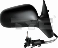 SK04-108-1L Зеркало TYC левое механ. чёрное