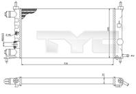 Радиатор охлаждения двигателя